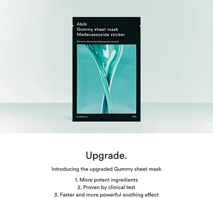 Тканевая маска Abib Gummy Sheet Mask Madecassoside Strengthening