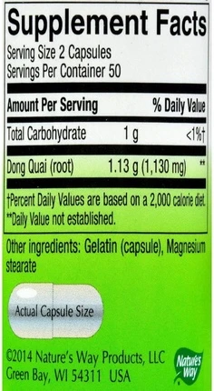Пищевая добавка Dong Quai Root от Nature Essential