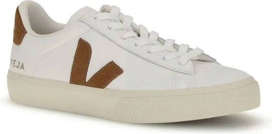 Белые кожаные низкие кроссовки Veja