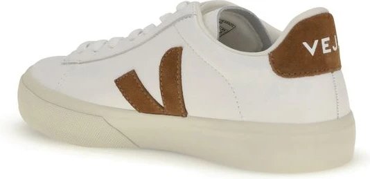 Белые кожаные низкие кроссовки Veja