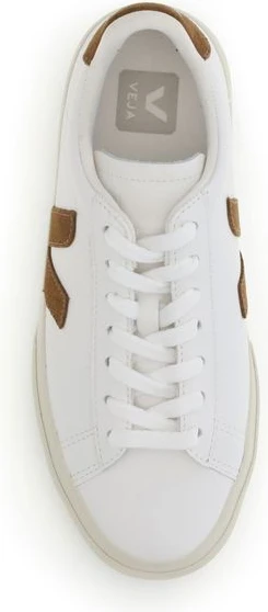 Белые кожаные низкие кроссовки Veja