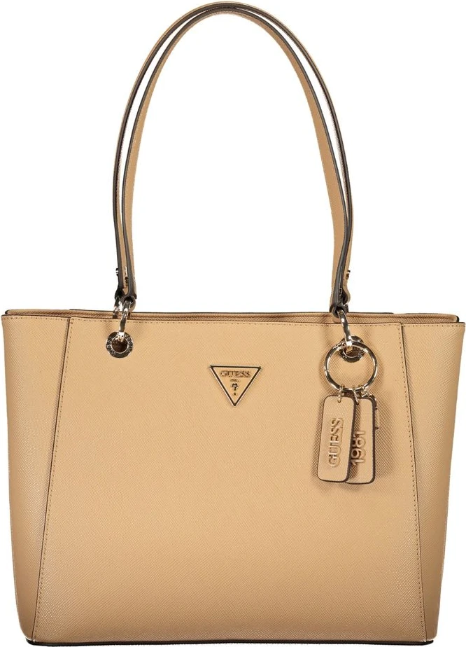 Сумка Guess Shoes бежевая из полиуретана