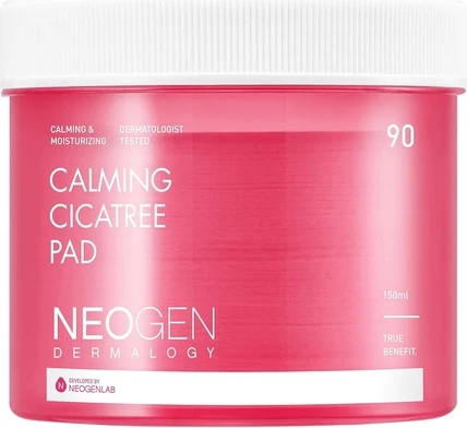 Неочищающие диски с центеллой и чайным деревом Neogen Dermalogy Calming Cica Tree Pad