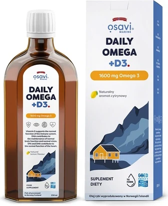 Пищевая добавка Osavi Daily Omega + D3 Marine Oil