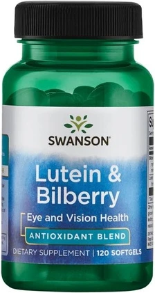 Пищевая добавка Swanson Lutein+ Blueberry