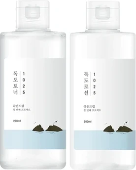 Набор тонера и лосьона Round Lab Dokdo