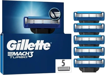 Сменные кассеты для бритвы Gillette Mach3 Turbo