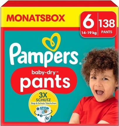 Трусики-подгузники Pampers Babydry