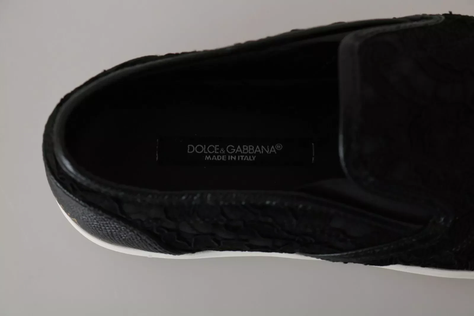 Кеды слипоны Dolce & Gabbana