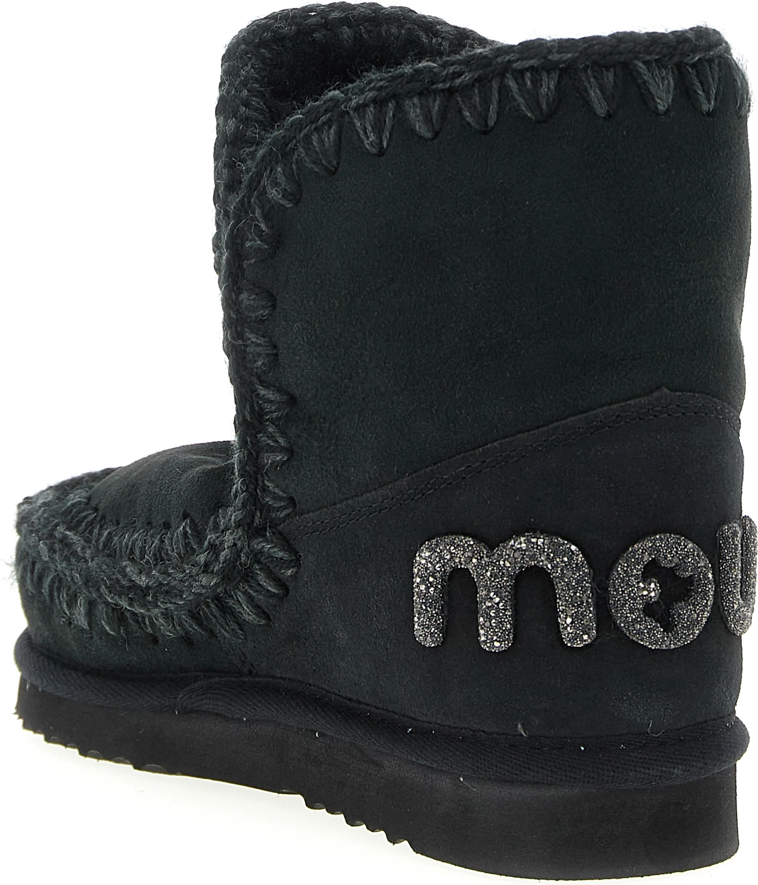 Ботильоны Mou Eskimo 18 с логотипом и блестками