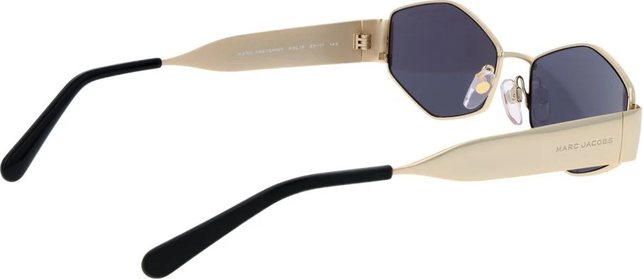 Овальные металлические солнцезащитные очки The Marc Jacobs