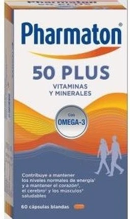 Мультивитаминная добавка Pharmaton 50 Plus