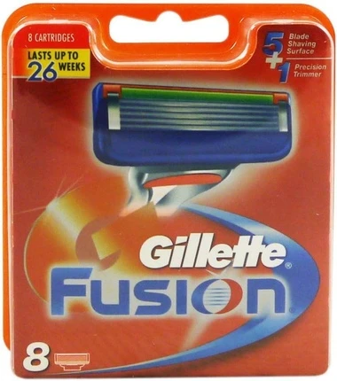 Сменные кассеты для бритвы Gillette Fusion Power